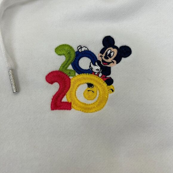 Disney Parks Full Zip Hoodie Womens XL Multicolor Mickey Minnie Embroidered - Picture 3 of 15